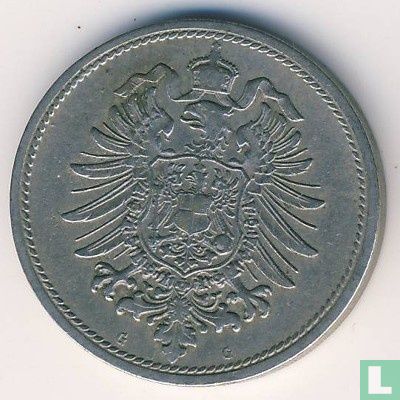 Duitse Rijk 10 pfennig 1876 (G) - Afbeelding 2