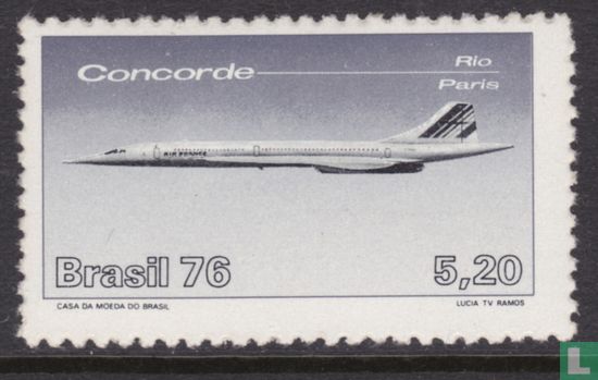 1e Commerciële vlucht van de Concorde
