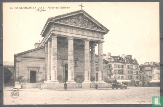St-Germain-en-Laye, Place du Chateau - L'Eglise