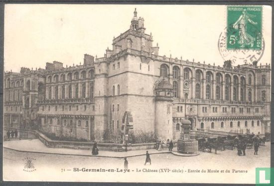 Saint-Germain-en-Laye, Le Château - Entrée du Musée et du Parterre