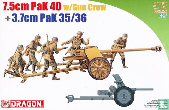 7, 5 cm PaK 40 w/crew + 3, 7 cm PaK 35/36 - Image 1