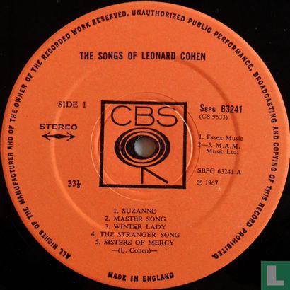 The Songs of Leonard Cohen - Bild 3