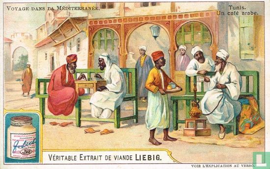 Tunis. Un café arabe