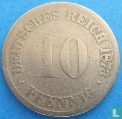 Duitse Rijk 10 pfennig 1873 (C) - Afbeelding 1
