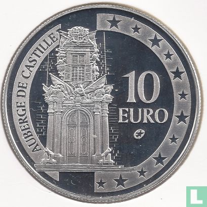 Malta 10 euro 2008 (PROOF) "Auberge de Castille" - Afbeelding 2
