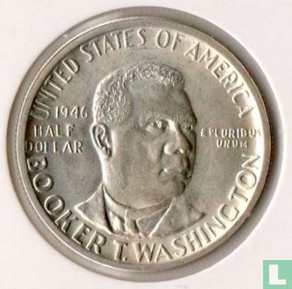 Vereinigte Staaten ½ Dollar 1946 (ohne Buchstabe) "Booker T. Washington memorial" - Bild 1