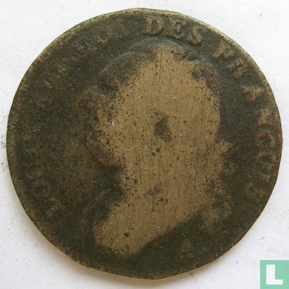 Frankrijk 12 deniers 1791 (A) - Afbeelding 2