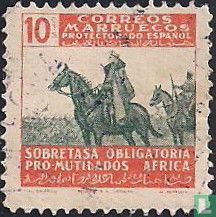 Surcharge stamp war victims