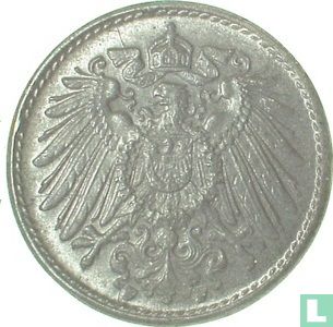 Empire allemand 5 pfennig 1920 (F) - Image 2