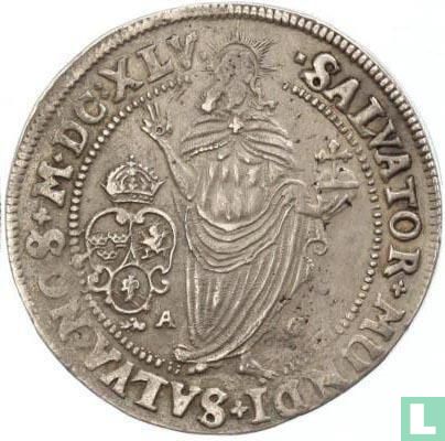 Sweden 1 riksdaler 1645 - Image 1