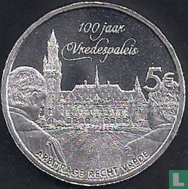 Nederland 5 euro 2013 "100 years of the Peace Palace" - Afbeelding 2