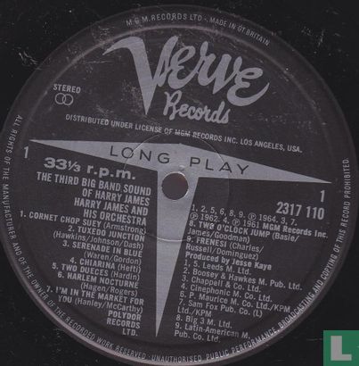 The Third Big Band Sound of Harry James & His orchestra - Image 3