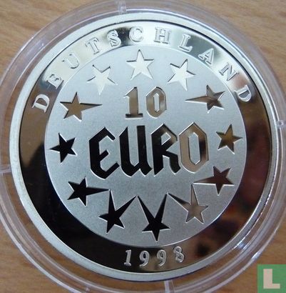 Duitsland 10 euro 1998 "Kaart van Europa" - Afbeelding 1