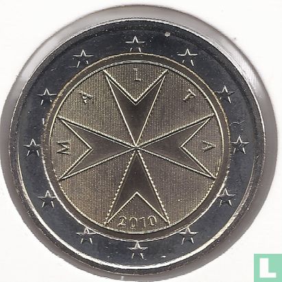 Malte 2 euro 2010 - Image 1