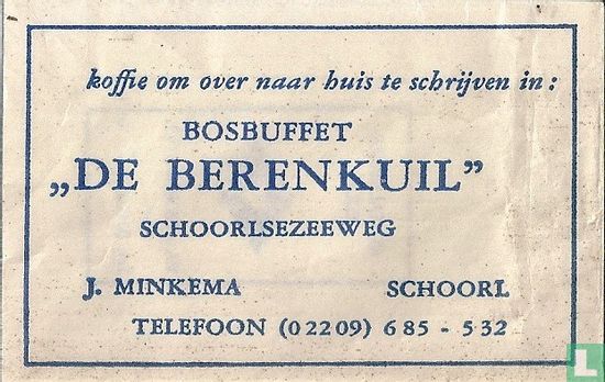 Bosbuffet "De Berenkuil" - Afbeelding 1