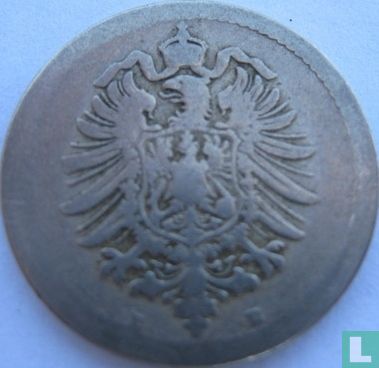 Empire allemand 5 pfennig 1876 (E) - Image 2
