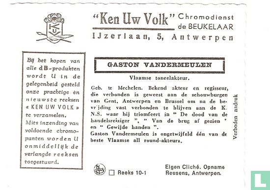 Gaston Vandermeulen - Image 2