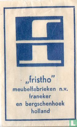 "Frishto" Meubelfabrieken N.V.  - Image 1