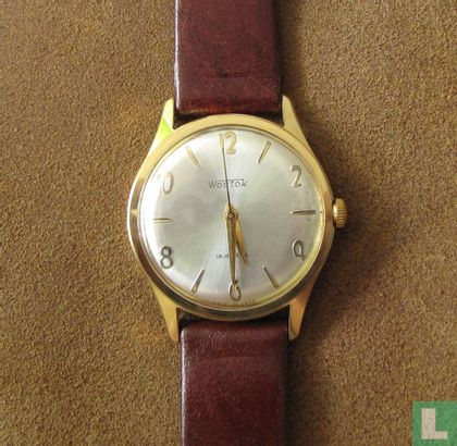 Wostok - 18 jewels Vostok USSR, gold plated - Afbeelding 1
