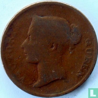 Straits Settlements 1 Cent 1862 - Bild 2