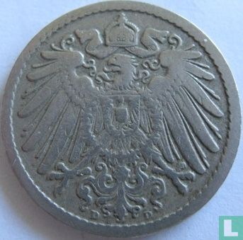 Empire allemand 5 pfennig 1894 (D) - Image 2