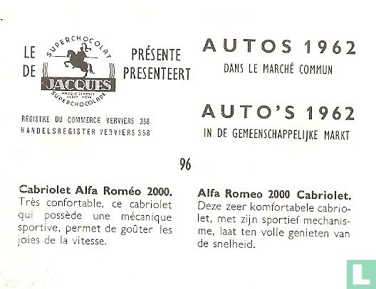 Alfa Romeo 2000 Cabriolet. - Bild 2
