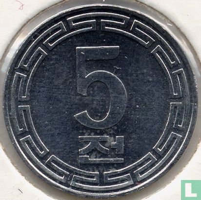 Corée du Nord 5 chon 1959 - Image 2