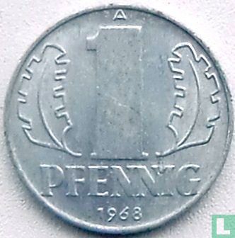 DDR 1 pfennig 1968 - Afbeelding 1
