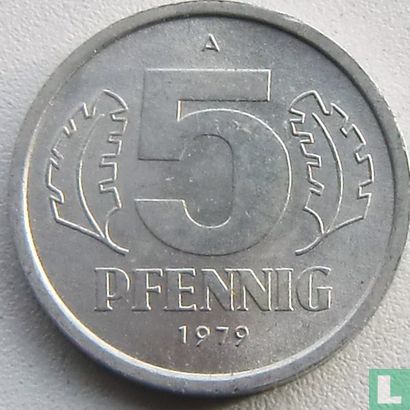 GDR 5 pfennig 1979 - Image 1