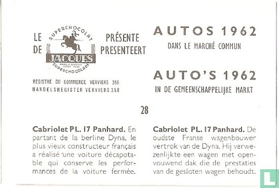 Cabriolet PL. 17 Panhard. - Image 2