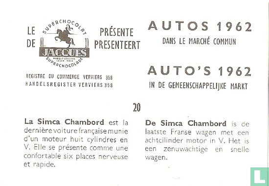 De Simca Chambord. - Image 2