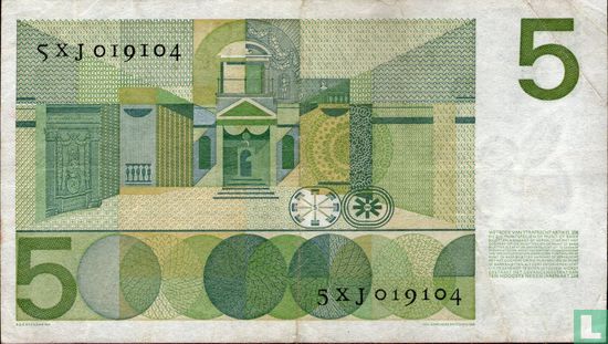 Nederland 5 gulden (PL22.c2) - Afbeelding 2