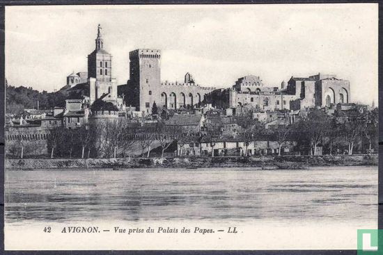 Avignon, Vue prise du Palais des Papes