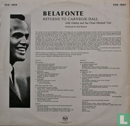 Belafonte returns to Carnegie Hall  - Image 2