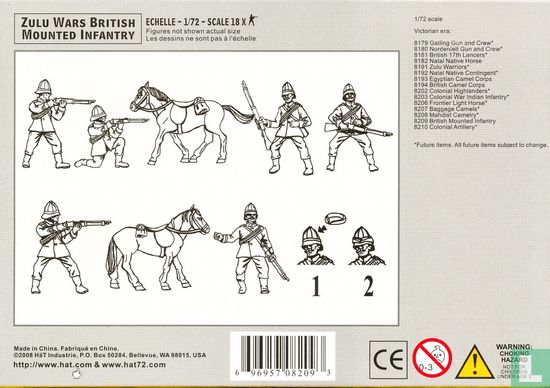 British mounted infantry: Zulu wars - Afbeelding 2