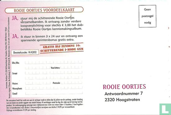 Rooie Oortjes - Aanvraagkaart - Image 2
