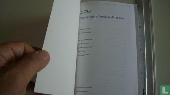Woordenlijst officiële spelling 2005 - Bild 3