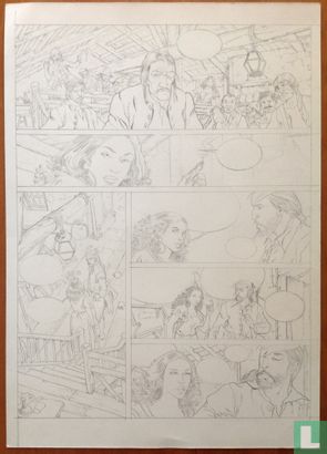 The young years of Redbeard: The island of the red devil (p. 3) (pencil) - Image 1