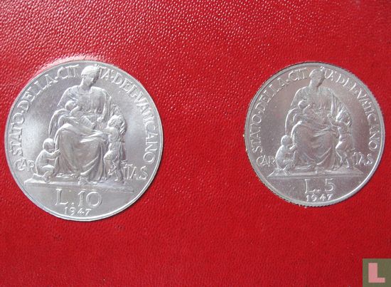 Vatican mint set 1947 - Image 3