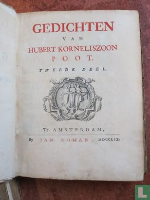 Gedichten van Hubert Korneliszoon Poot. Deel 2. - Image 3