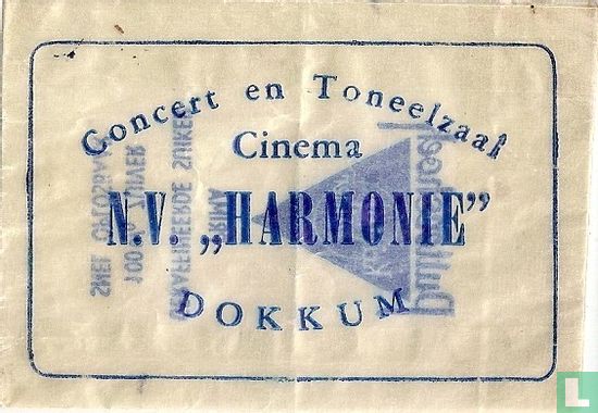 Concert en Toneelzaal Cinema N.V. "Harmonie" - Afbeelding 1