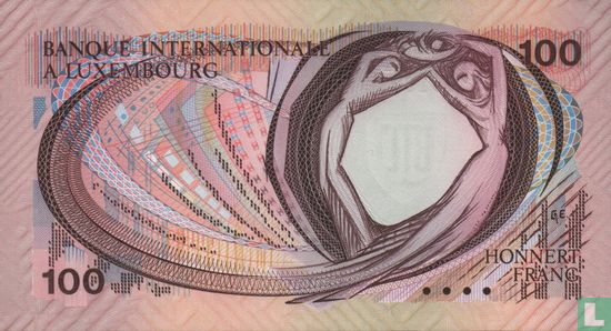 Luxemburg 100 Franken - Bild 2