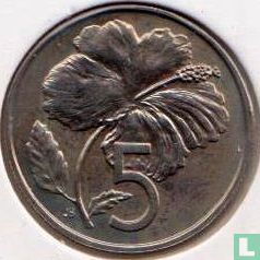 Îles Cook 5 cents 1983 - Image 2