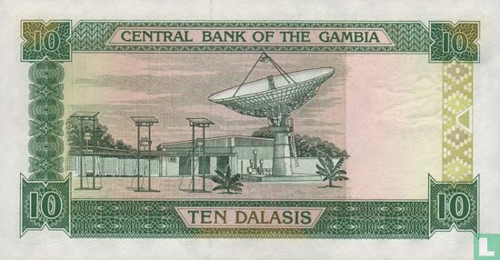 Gambia 10 Dalasis ND (1991) - Image 2