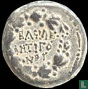 Judea  AE17 - 4  Prutot (Mattathias Antigonus)  40-37 BCE - Afbeelding 1