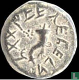 Judea  AE17 - 4  Prutot (Mattathias Antigonus)  40-37 BCE - Afbeelding 2