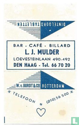 Bar Café Billard L. J. Mulder