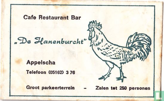 Café Restaurant Bar "De Hanenburcht" - Afbeelding 1