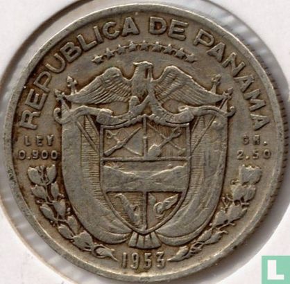Panama 1/10 balboa 1953 "50th anniversary of Independence" - Image 1