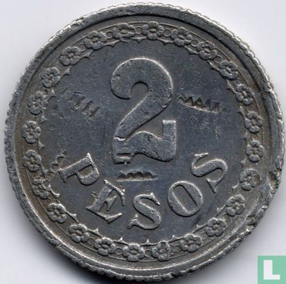 Paraguay 2 pesos 1938 - Afbeelding 2